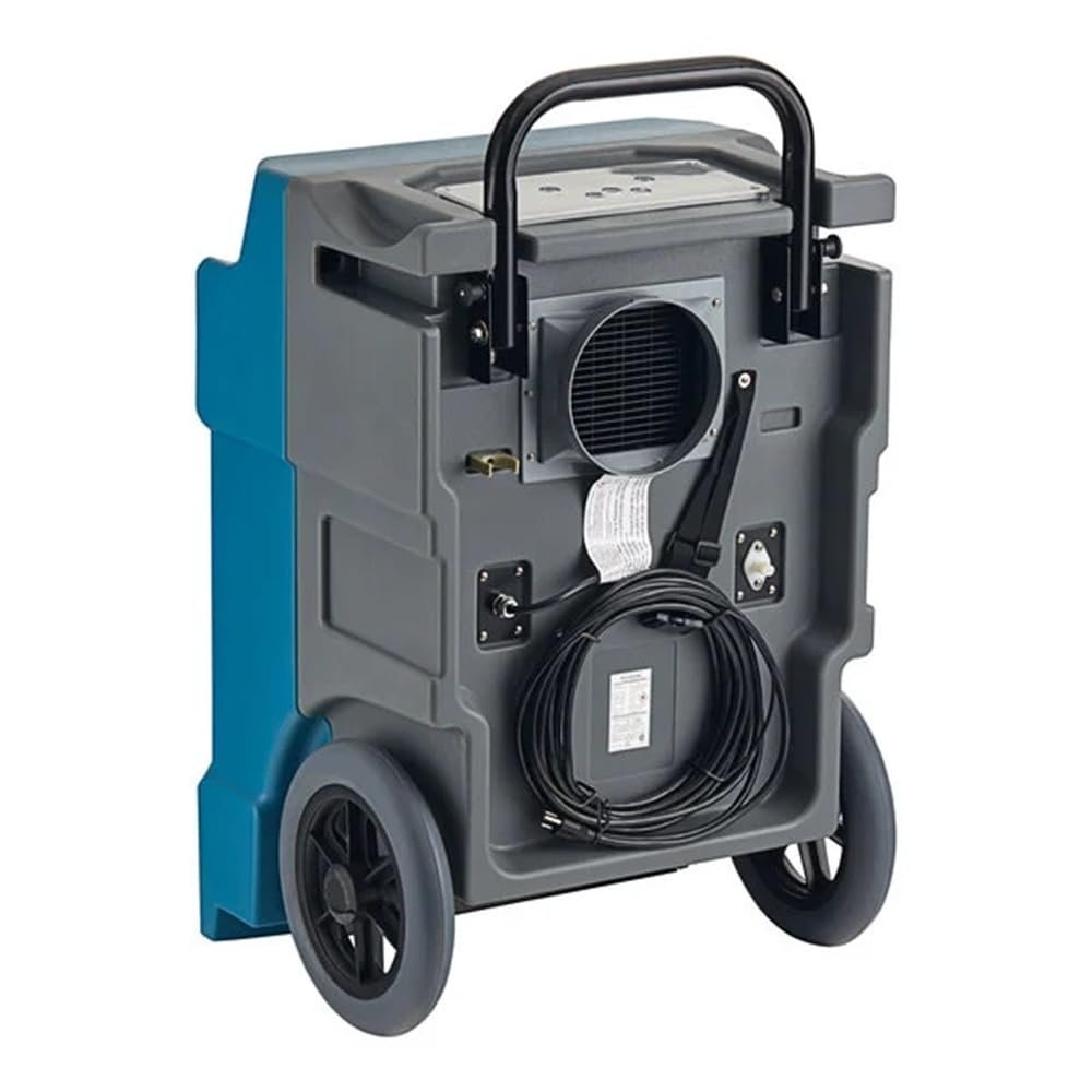 Commercial Dehumidifier, 200 Pint Capacity, 115V with Purge Pump and Wheels, 945W