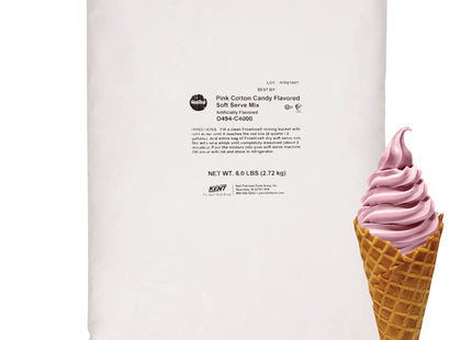 Frostline Soft Serve Ice Cream Mix, Pink Cotton Candy, 6 Count