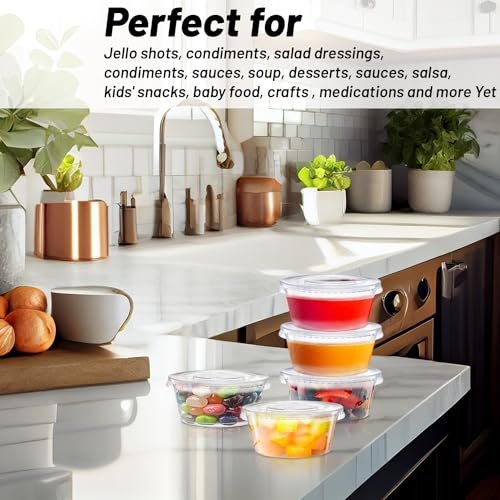 Disposable Souffle Cups with lids
