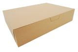 SCT Kraft One-Piece Non-Window Bakery Boxes, 19 x 14 x 4, Brown, Paper, 50/Carton