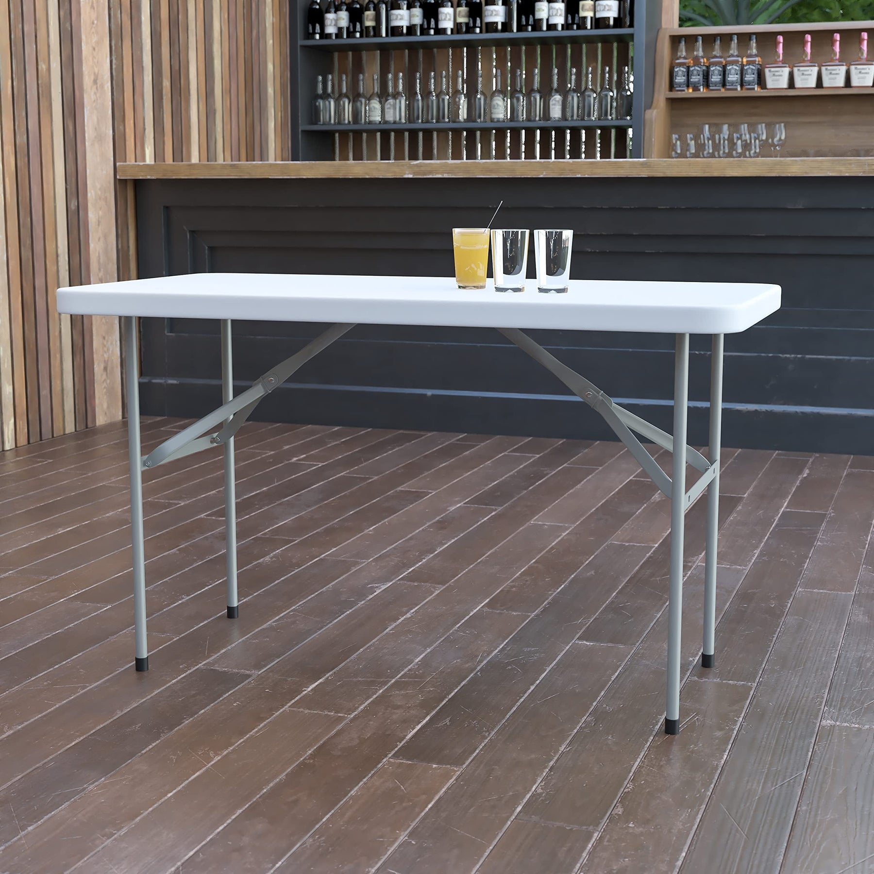 Flash Furniture Foot Plastic Folding Table