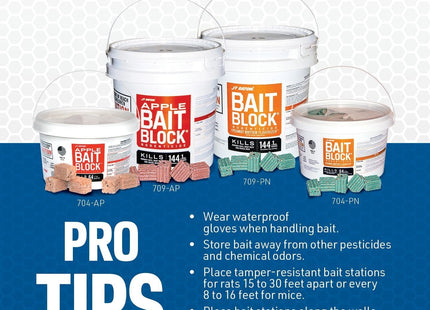 JT Eaton Bait Block Rodenticide Anticoagulant Bait, 144