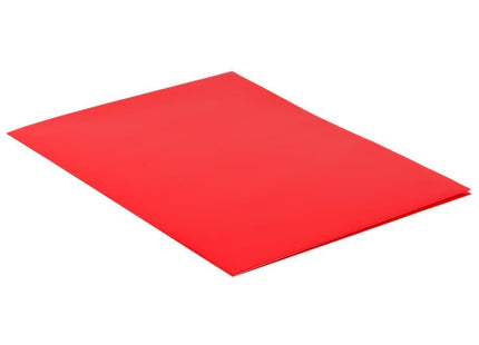 TableTop King 51711 Letter Size 2-Pocket High Gloss Laminated Paper Pocket Folder, Red - 25/Box