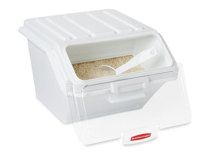 Rubbermaid Commercial Products ProSave Large Stack-able Ingredient Bins with Measuring Tool/Scoops