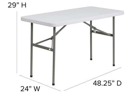 Flash Furniture Foot Plastic Folding Table