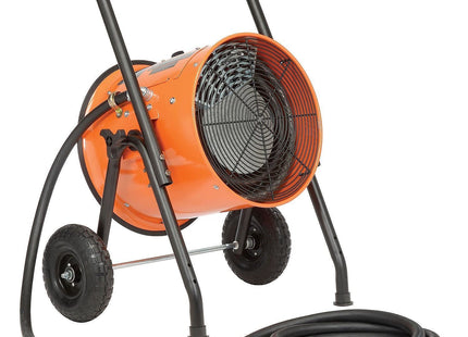 Global Industrial Portable Electric Salamander Heater w/ 25'L Cable, 208V 15 KW 3 Phase, 51180 BTU