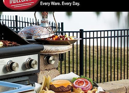 Tablecraft Galvanized Serving Tray, Steel Metal Dinner Food Platter