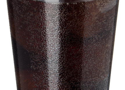 Carlisle FoodService Products Stackable Tumbler Plastic Tumbler with Pebbled Exterior for Restaurants, Catering, Kitchens, Plastic, 16 Ounces, Clear