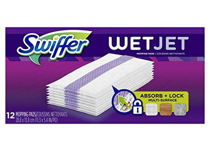 Swiffer WetJet Hardwood Floor Cleaner Spray Mop Pad Refill, Multi Surface, 24 Count