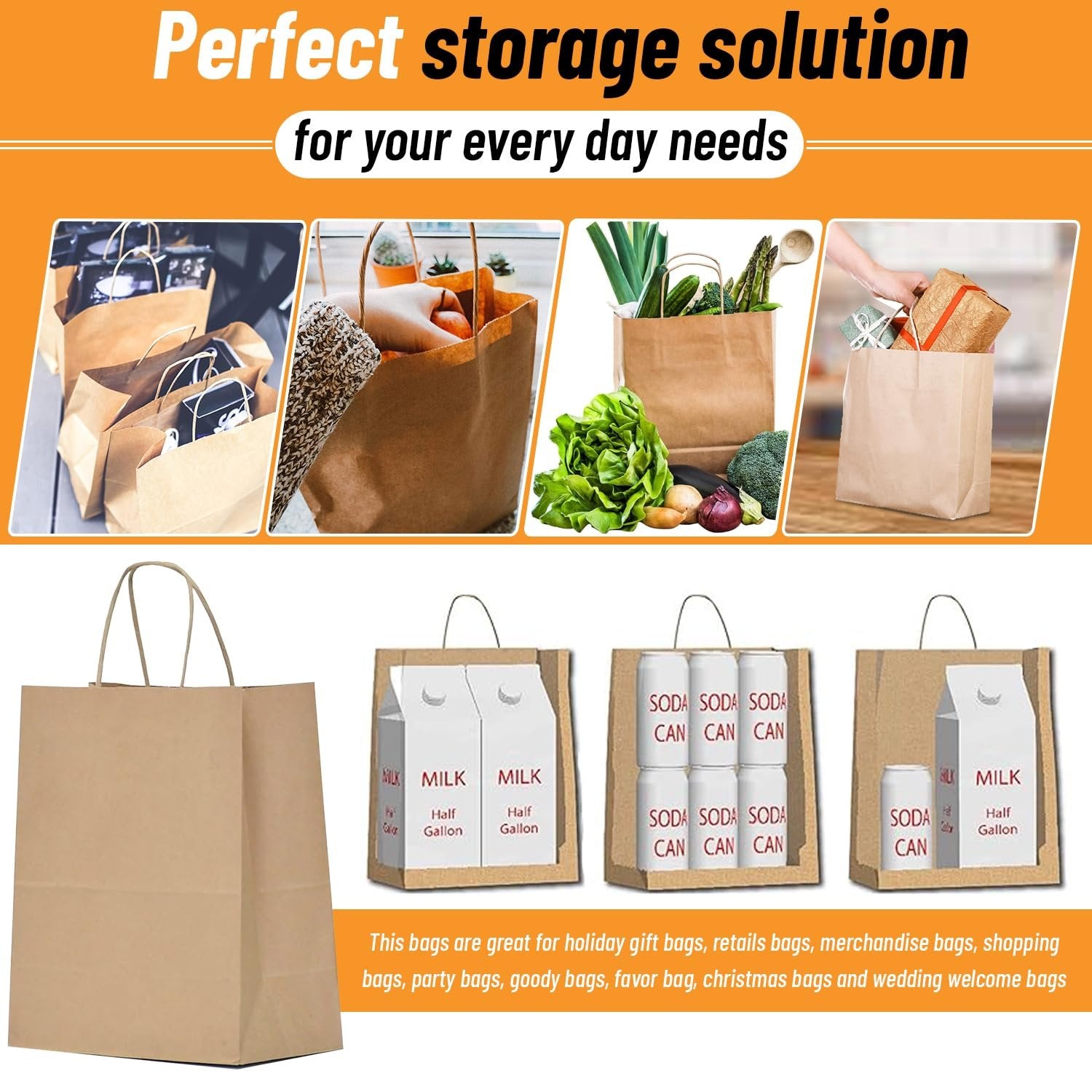 paper bags with handle