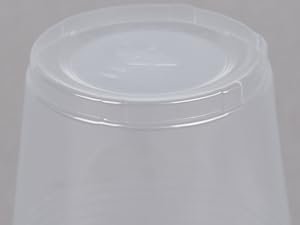 Glownary Disposable Plastic Cups, 9 oz, Translucent, Individually Wrapped, 1000 Count