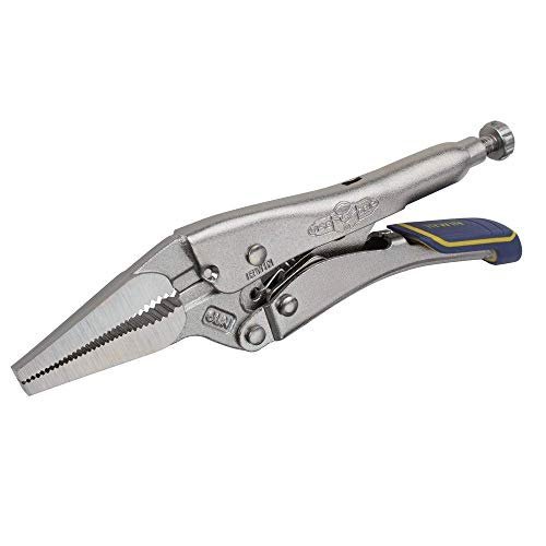 IRWIN VISE-GRIP Fast Release Automotive Long Nose Locking Pliers with Wire Cutter 6" (IRHT82583)