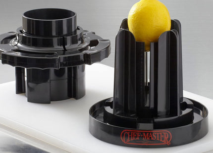 Chef Master Citrus Slicer, Commercial Citrus Wedger, Perfect for Variety of Fruits & Vegetables, Fruit Slicers, Lemon Slicer, Lime Slicers, Kitchen Tools for Home, Bar & Restaurants Essentials - 90023