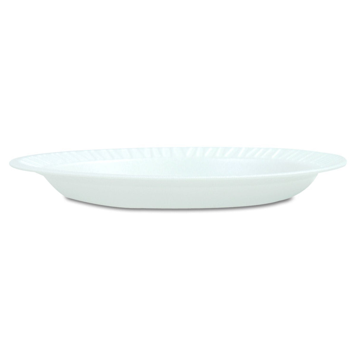 Dart 6PWCR Concorde Foam Plate, 6" dia, White (Case of 1000)