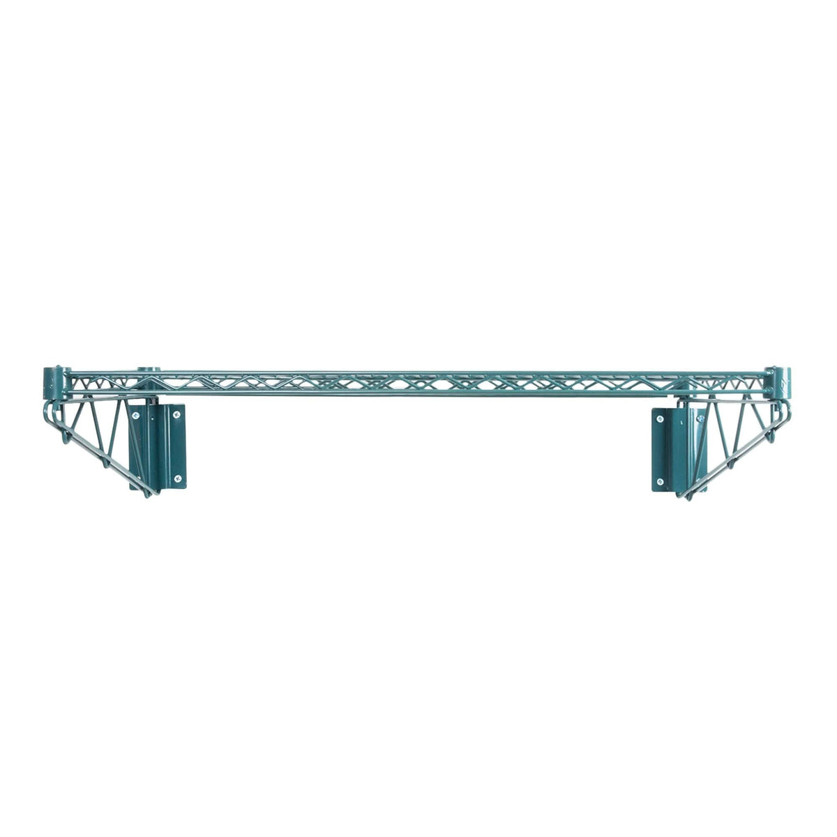 Commercial Epoxy Green Wire Shelving Wall Shelf 14 x 48 - NSF