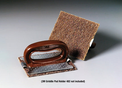3M Scotch-Brite Heavy Duty Griddle Pad 82, 4.5 in x 5.5 in, 10/Box, 4 Box/Case