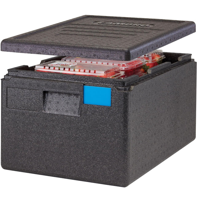 Standard Insulated Pan Carrier & Hot Box Food Warmer for Catering, Restaurants & Deliveries - Lightweight Thermal Container to Keep Food Hot During Transport - Top Loader 8" Deep