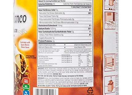 Muy Fresco Queso Blanco Mild White Cheese Sauce #10 Can By TableTop King