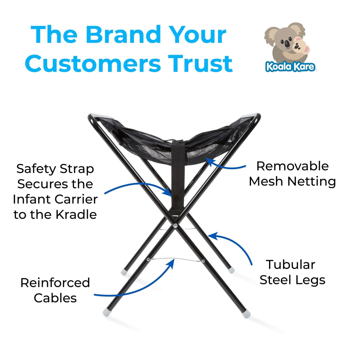 Koala Kare KB115-02 Infant Seat Kradle - Black by Koala Kare