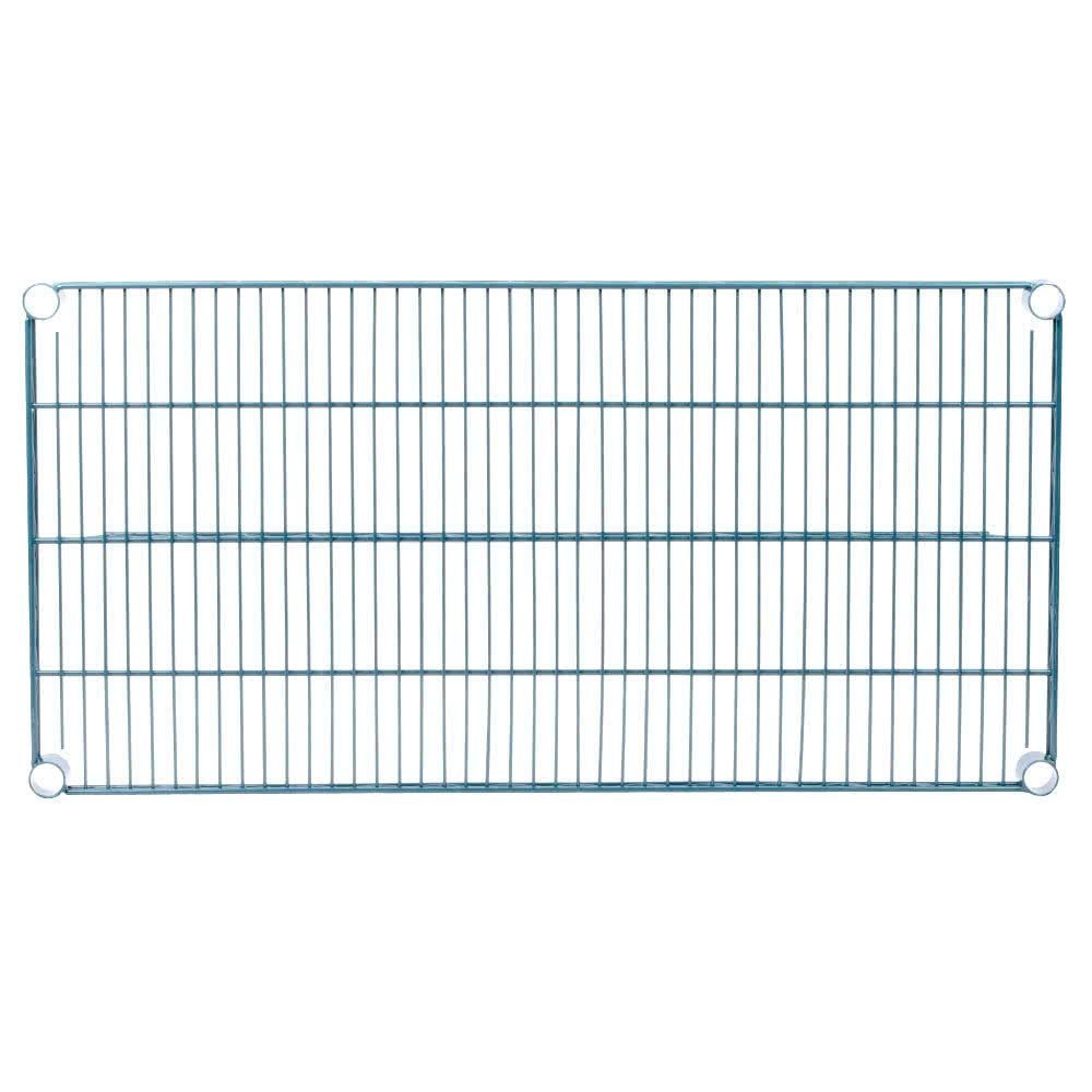Commercial Green Epoxy Coated Wire Shelving 24 x 60 (2 Shelves) - NSF