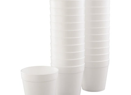 Dart 32MJ48 32 oz Squat Foam Container (Case of 500) White