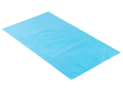 a2zchef Blue Heavy Duty Plastic Ice Bags with Twist Ties Wholesale Bulk - 1000/Case (10 Lbs)