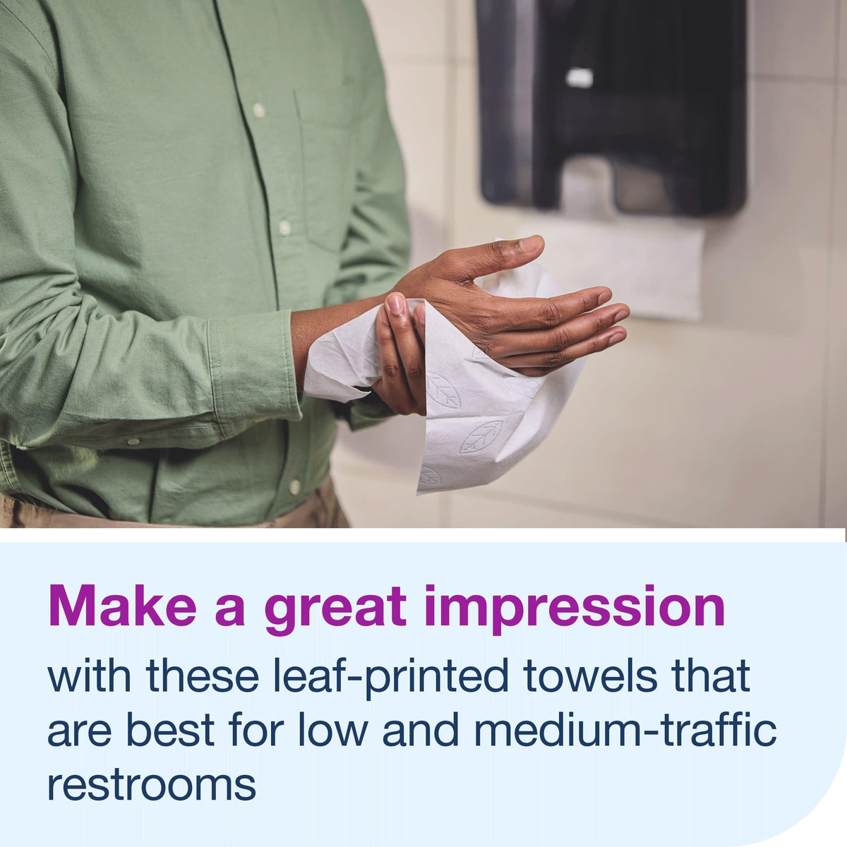 Tork Xpress Compressed Multifold Hand Towel White H2, Advanced, Strong and Absorbent, 12 x 250 Sheets, 424834