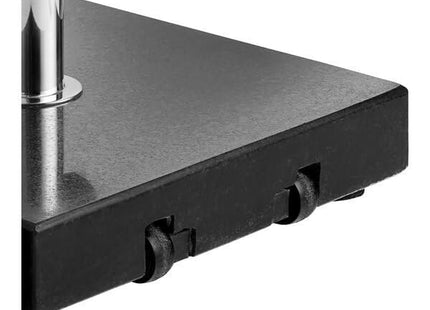 Outdoor Umbrella Base, 110 lb. Square, Black Granite