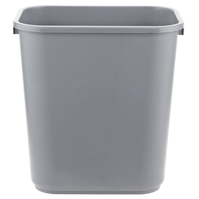 TableTop King 28 Qt. / 7 Gallon Gray Rectangular Wastebasket