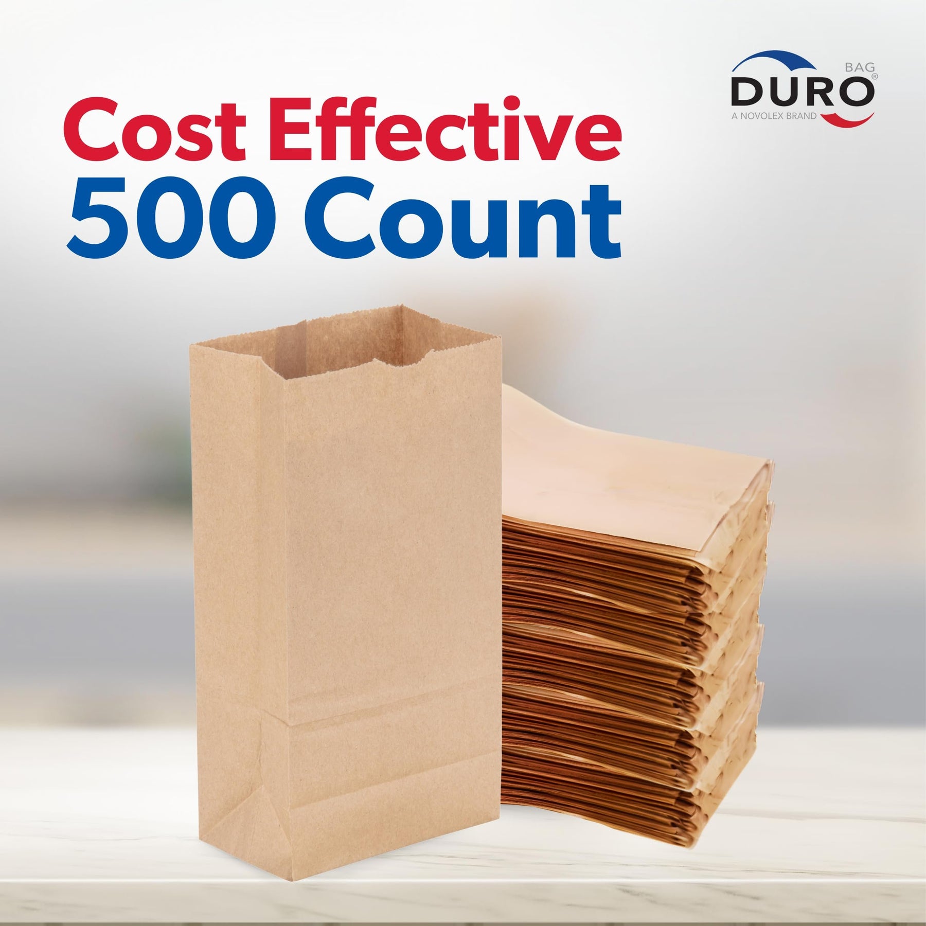 Duro Bag Dubl Life SOS Recycled Kraft FSC (500 Pack)