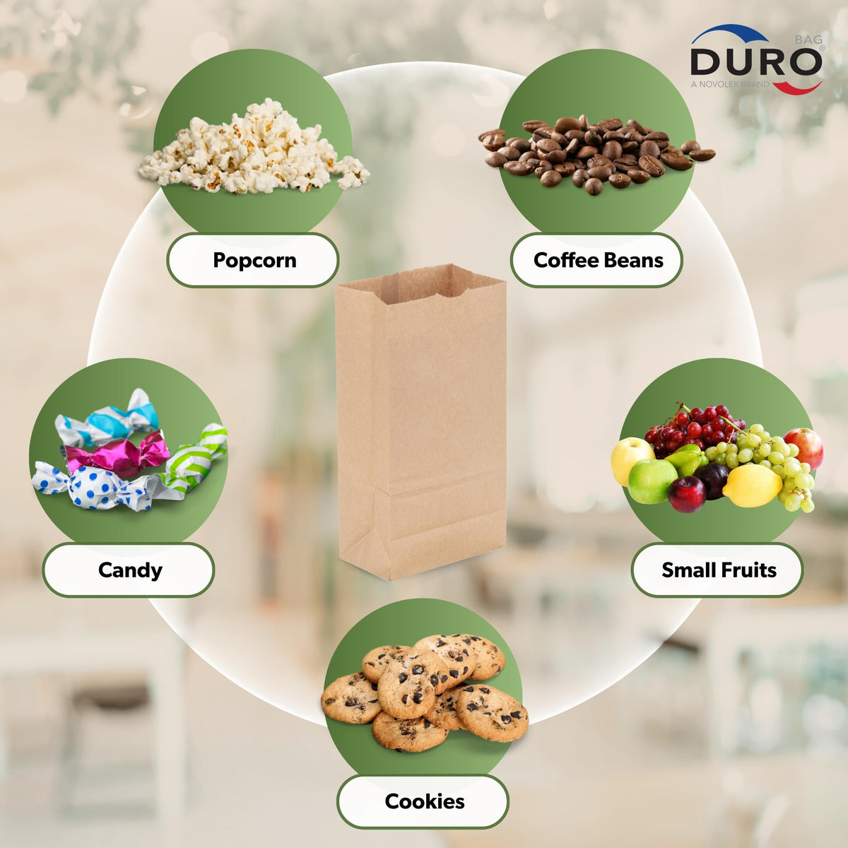 Duro Bag Dubl Life SOS Recycled Kraft FSC (500 Pack)