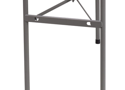 Flash Furniture Kathryn 4-Foot Granite White Plastic Folding Table