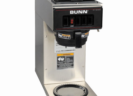 BUNN 13300.0001 VP17-1SS Pourover Coffee Brewer with 1-Warmer, Stainless Steel, Silver, Standard