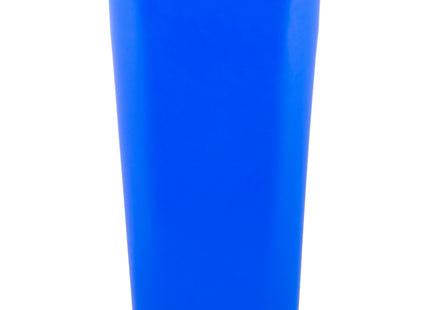 TableTop King 41 Qt. / 10 Gallon Blue Rectangular Recycling Wastebasket