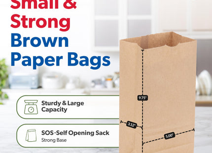 Duro Bag Dubl Life SOS Recycled Kraft FSC (500 Pack)