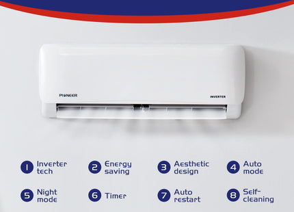 Pioneer WYS-20 Quantum Wall Mount Ductless Inverter+