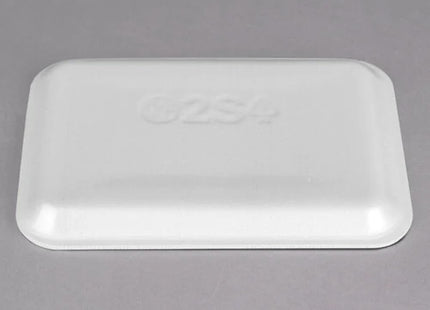 CKF 88103 2SW, #2S White Foam Meat Trays, Disposable Standard Supermarket Meat Poultry Frozen Food Trays, 500-Piece Bundle, 8 1/4" x 5 3/4" x 1/2"