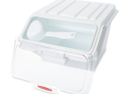 Rubbermaid Commercial Products ProSave Large Stack-able Ingredient Bins with Measuring Tool/Scoops