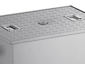 Commercial Grease Trap, 30 lb Capacity, 15 GPM Flow Rate, 2 inch Connections By Glownary