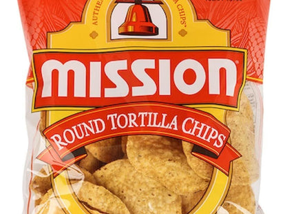 Mission Foods White Round Tortilla Chips, 3 Ounce (Pack of 48)