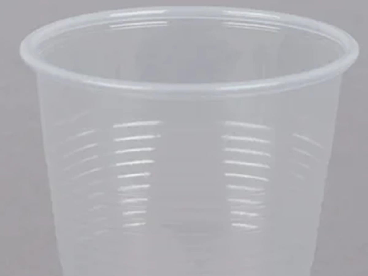 Glownary Disposable Plastic Cups, 9 oz, Translucent, Individually Wrapped, 1000 Count