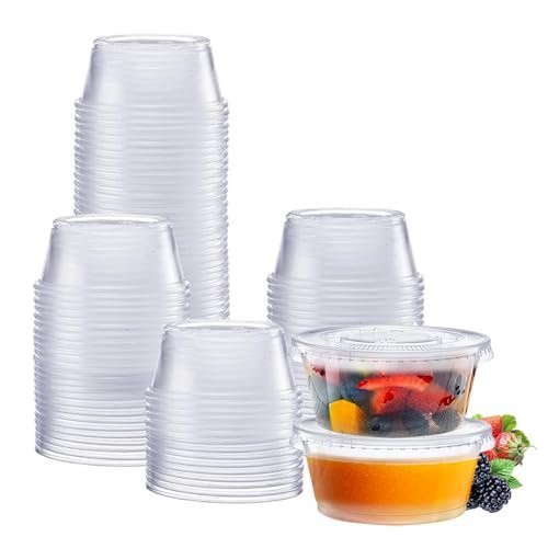Disposable Souffle Cups with lids