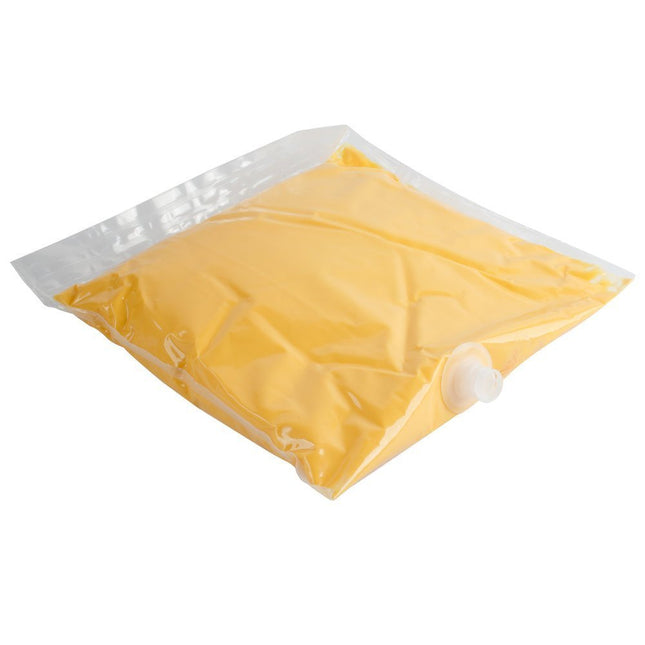 TableTop King 110 oz. Cheddar Cheese Sauce Bag - 4/Case
