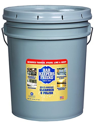 Bar Keepers Friend 11401 Powdered Cleanser and Polish, 40 lb Pail