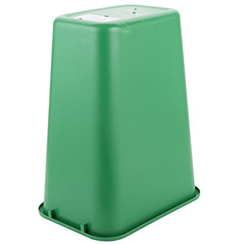 TableTop King 41 Qt. / 10 Gallon Green Rectangular Recycling Wastebasket