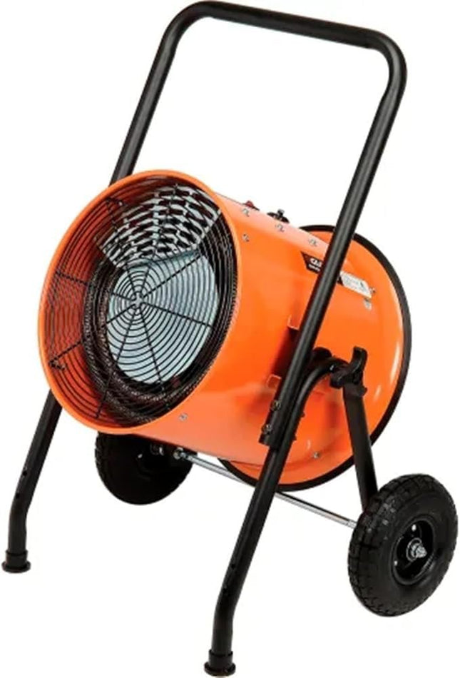 30kW Electric Salamander Heater - 480V 3 Phase Portable Industrial Heat