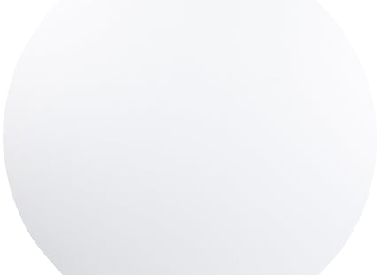 Flash Furniture 5' Round All-Occasion Plastic Folding Event Table for Parties and Trade Shows, Folding Banquet Table for Indoor/Outdoor Events, White