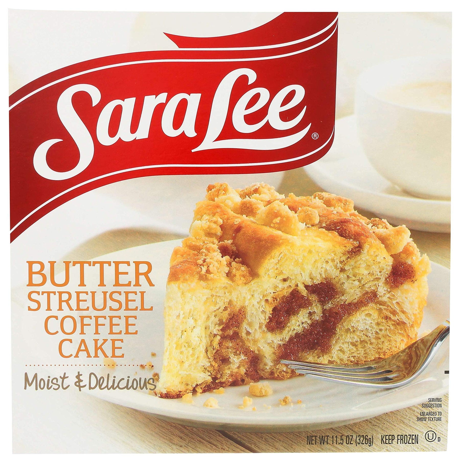 Sara Lee Butter Streusel Coffee Cake, 11.5 oz. 8 per case