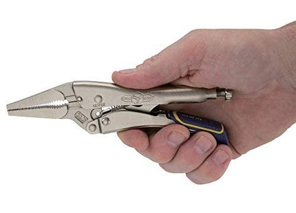 IRWIN VISE-GRIP Fast Release Automotive Long Nose Locking Pliers with Wire Cutter 6" (IRHT82583)