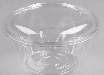 Dart CTR32BD SafeSeal 32 oz. Plastic Tamper-Resistant, Tamper-Evident Bowl with Dome Lid - 50/Pack